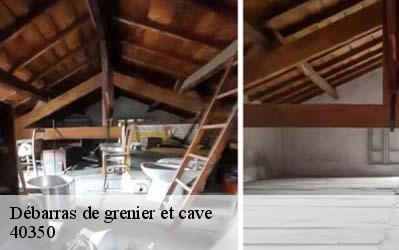 Débarras de grenier et cave  40350