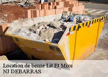 Location de benne  lit-et-mixe-40170 NJ DEBARRAS