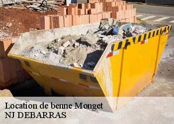 Location de benne  monget-40700 NJ DEBARRAS